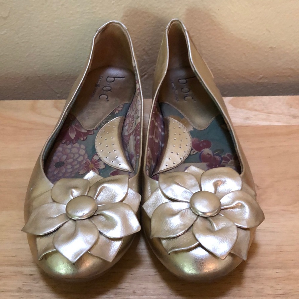 Born gold flat flower 8
